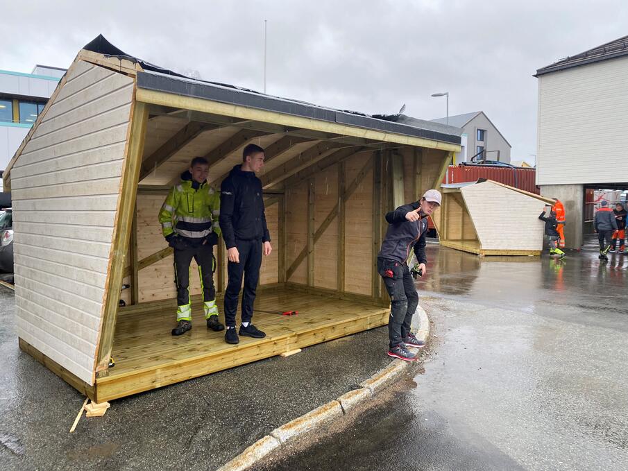 gapahukNESo Lærlingeskole 2022. Praktisk oppgave. Gapahuk