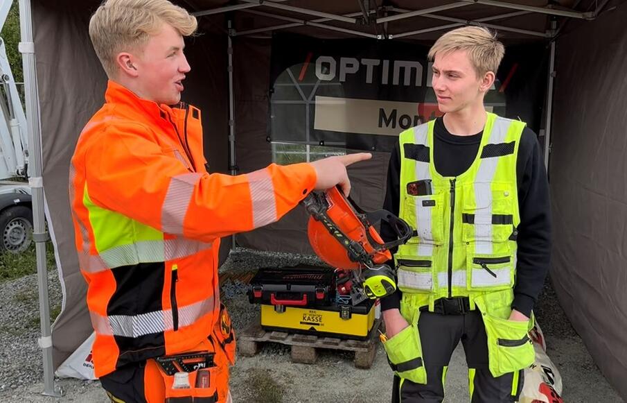 Vinnerne av NNM for lærlinger. Thomas Hansen og Isak Storvoll.  Vinnerne av NNM for lærlinger. Thomas Hansen og Isak Storvoll.