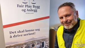 Jan Laukvik er leder for Fair Play bygg og anlegg, Nordland.