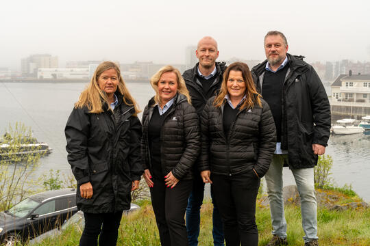 Tove Stendal, Torill Bentsen, Sondre Loftheim Valaker, Karina Krane og Jack Johnsen. 