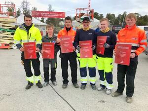 Alle finalistene i NNM for lærlinger i 2017. 
